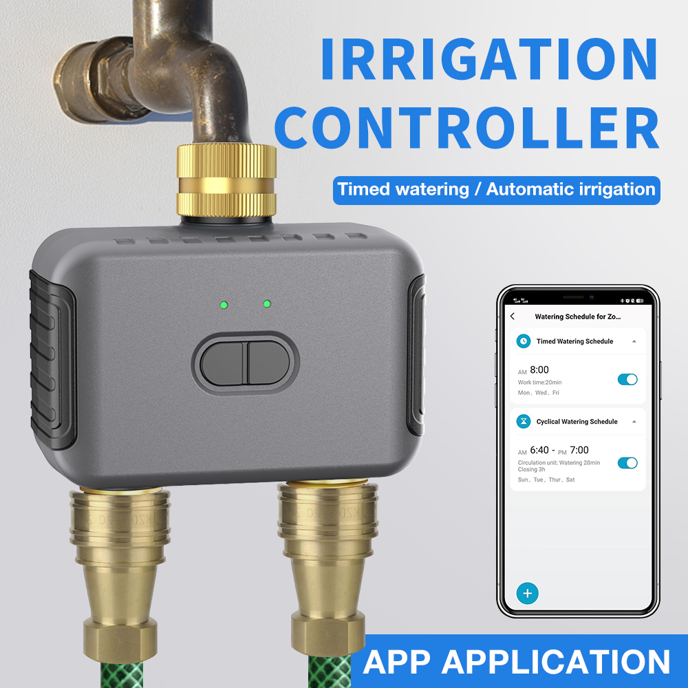 Smart Garden Watering - Tuya 2 Bölge Sulama Zamanlayıcısı Bahçe