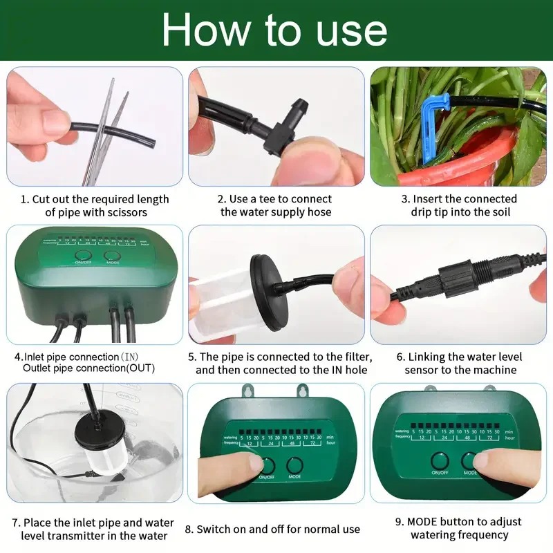 Güneş Akıllı Sulama Kiti 6V 2W - Smart Garden Watering incelemesi ve fiyatı